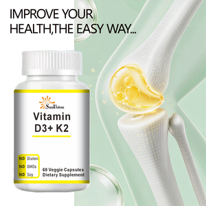Descuento por Compras al por Mayor Cápsulas de Vitamina D3 + K2 para Adultos (60 Cápsulas/Botella) para la Salud Ósea, la Salud del Corazón y la Función Inmunológica - Product Image 3