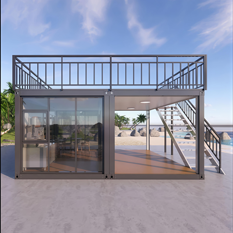 Custom Balcony Container House Modular Hotel