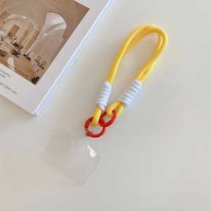 สายคล้องกันหล่นแบบปรับได้ 30 ซม. สีสันสดใส ทำจากเชือกถักมือ พร้อมพวงกุญแจสำหรับโทรศัพท์มือถือ/สายรัดข้อมือ ขายส่ง รับผลิตตามแบบ OEM - Product Image 4