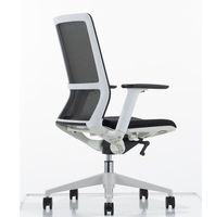 Chaise de bureau en maille à dossier haut réglable, chaise de bureau de direction d'ordinateur