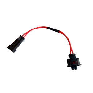 Arnés de Cableado Personalizado de 2 Vías para Inyector de Combustible Diésel, Conector EV1 Macho a Hembra con Conector Bosch 1928403874 1928404655 - Product Image 1