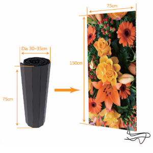 Écran LED enroulable de 1,9 mm pour toile de fond de scène, location événementielle, avec design en maille légère et système de suspension rapide - Product Image 1