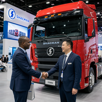 Camion tracteur Shacman X5000 6x4 d'occasion haut de gamme, 550 CV, intelligent, pour la logistique internationale