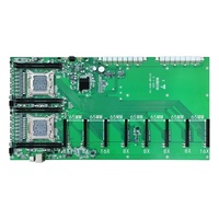 A-LEO X98-8PLUS-V1.0 prend en charge 2133/2400/2666 MHz X98 Boîtier d'ordinateur Plateforme serveur 8 GPU avec double processeur Xeon E5 Serveur