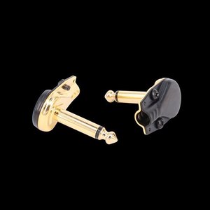 Conector de Teléfono de Ángulo Recto de 6.35mm, 2 Pines, Enchufe Mono de Audio para Guitarra, Amplificador y Micrófono - Product Image 3