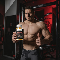 Tabletas Herbales para el Bienestar Masculino, Impulso de Energía Durante Todo el Día, Sin OMG, Uso Oral Diario para el Día a Día Ajetreado, Apoyo Energético