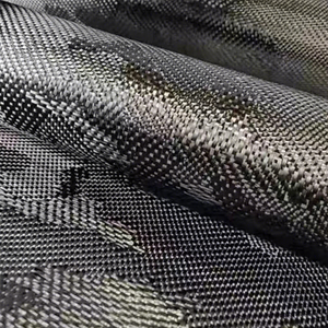 Tissu en fibre de carbone à motif camouflage noir, tissé, disponible en plusieurs couleurs, pour extérieur, voiture, garçons - Product Image 1