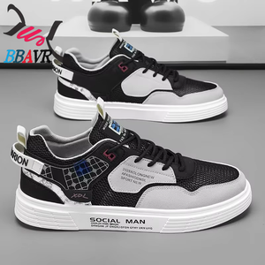 Nuevas Zapatillas Deportivas de Hombre con Caña Alta, Blancas, Estilo Estudiantil, para Deportes de Invierno, Ocio, Versátiles, Modernas, con Plantilla de Malla - Product Image 5