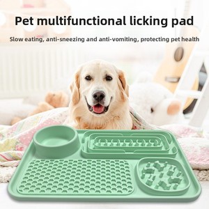 For Bestseller New Silicone Gel Pet Food Plate Slow <b>Feeder</b> Platter Extra Large Thickened Bite-Resistant Wear-Resistant <b>Cat</b> - Product Image 1