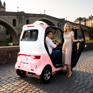 Electric Car Leo 4 Seats 101-200Km Range LED Headlight Fast <b>Charge</b> <b>3</b>-5H - Product Image 3