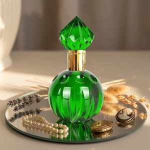 Custom Crystal Perfume <b>Bottle</b> Faceted Glass Essential Oil Container with Gift <b>Box</b> for Fragrance Packaging - Product Image 2