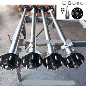 bibo Essieu de remorque de yacht de haute qualité avec anneau en acier pour pneu, ensemble d'essieu de support, pièces de remorque de yacht - Product Image 5
