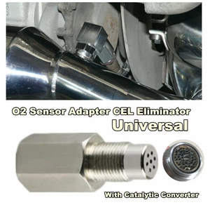 ตัวเว้นระยะเซ็นเซอร์ O2 ทำจากเหล็กกล้าไร้สนิม ผลิตด้วยเครื่อง CNC เกลียว M18x1.5 สำหรับแก้ไขปัญหาตัวเร่งปฏิกิริยา - Product Image 5