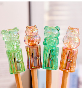 Mini <span class=keywords><strong>taille</strong></span>-<span class=keywords><strong>crayon</strong></span> créatif en plastique 3D en forme de <span class=keywords><strong>panda</strong></span> capybara, dessin animé mignon pour enfants - Product Image 2