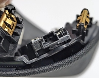 OEM LH 1095657-00-F RH 1095686-00-F Altavoz de agudos del pilar A delantero con embellecedor de cubierta, intercambiable 00-A/00-B/00-C para Tesla Model 3