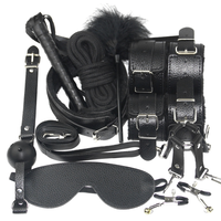 Nouvel ensemble de bondage en cuir 10 pièces sous lit, 4 couleurs, kit de contrainte, ceinture de jeu pour adultes, peluche pour jouet sexuel pour femmes et hommes