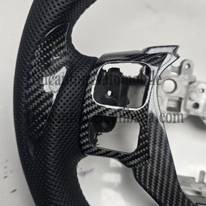 Nuevo Producto, Volante Deportivo de Fibra de Carbono con Empuñadura de Cuero Perforado para Lexus ES250 RX300 RX - Product Image 3