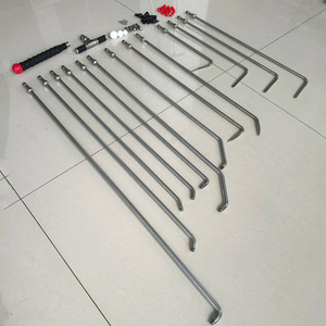 Kit de 13 crochets rapides interchangeables en acier de qualité professionnelle pour réparation de bosses de voiture <span class=keywords><strong>Tesla</strong></span>, tête M8, outil de tôlerie - Product Image 6