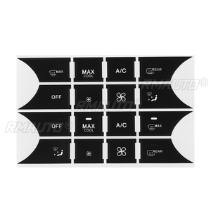 Autocollants de réparation de boutons de voiture noir mat pour Mercedes Benz GLK350 Classe C CLS C218 SLK W172 W204 W212 W218 W207 - Product Image 4