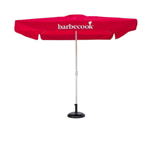 Personnalisé 2m 3m 4m Carré Extérieur Patio Poteau Parapluie pour Café Café Publicité Pare-Soleil Bambou En Bois Parapluie De Plage - Product Image 5