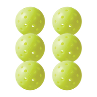 Balles de Pickleball Professionnelles Sans Couture, Durables et Rapides, 40 Trous, Approuvées USAPA, pour Extérieur, Rotation 2025
