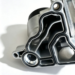 Conjunto de enfriador de carcasa de filtro de aceite de motor metálico con junta de goma para BMW X1 X3 X4 Z4 Serie 5 F10 - Product Image 4