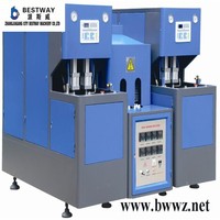 Máquina Semiautomática de Moldeo por Soplado de Botellas PET de Alta Calidad, 2 Cavidades, 300 ml-2000 ml