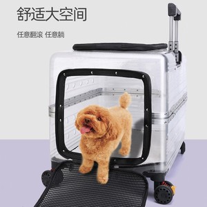 Transportín Transparente para Gatos con Ruedas, Gran Capacidad, Bolsa de Viaje Transpirable para Perros y Gatos - Product Image 2
