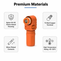 Connecteur de batterie à 1 broche, étanche IP67, avec coque en nylon et contact en cuivre, pour stockage d'énergie ESS BESS, 120A 150A 200A