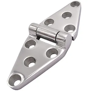 XK415-304 Stainless Steel Flag Marine Hinges Boat Hardware Triangle Hinge