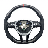Nouveau produit phare : Volant perforé en cuir et fibre de carbone pour Volkswagen VW Passat Golf 7