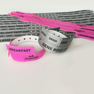 Pulsera Inteligente de <span class=keywords><strong>PVC</strong></span> Vinílico Desechable y Personalizable con Impresión a Medida, Pulsera de Un Solo Uso para Eventos - Product Image 4
