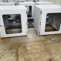 Boîte de passage statique en acier inoxydable à porte unique avec interverrouillage électronique et transfert traversant la fenêtre, pour laboratoire