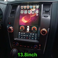 Reproductor Multimedia con Navegación GPS Android 13 de 13.8 Pulgadas, DSP, CarPlay, Radio Estéreo Integrada 2DIN para Tablero de Patrol Y62 Y61 Armada