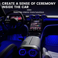 Nouveaux kits d'éclairage ambiant colorés W205 pour Mercedes Benz Classe C W205 GLC X253, éclairage d'ambiance LED, mise à niveau de l'éclairage intérieur