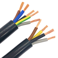 Kabel Daya Fleksibel PVC Konduktor Tembaga Terlilit CCC Rvv untuk Penggunaan Bangunan dan Industri 2*0.75mm 3x2.5 4x4 3x1.5 2x4 2x2.5