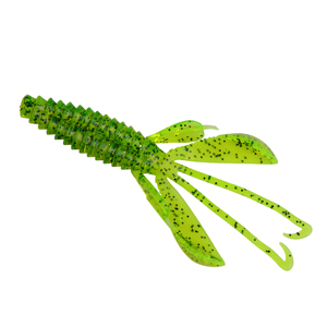 6Pcs/bag Soft Plastic Lures Craw Bait Lobster Swim Worm Soft Bait Bass Fishing Lure
