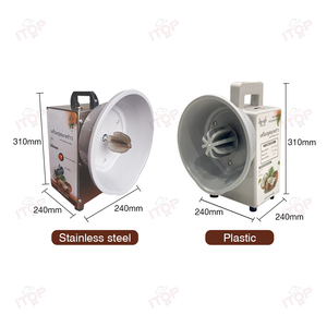 Machine électrique de traitement de noix de coco d'acier inoxydable râpe à viande de noix de coco grattoir de grattoir de grille - Product Image 3