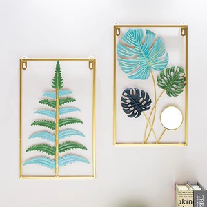 Colgante de pared personalizado con borde cruzado Personal, decoración de pared artística de hierro sin taladro para dormitorio, sala de estar, adorno nórdico de alto grado - Product Image 5