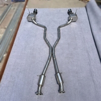 Embouts d'échappement Catback pour Jeep Grand Cherokee, en acier inoxydable, avec valve électronique, finition polie miroir, épaisseur 1,5 mm