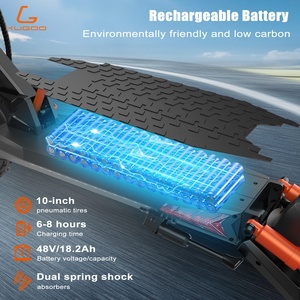 KUGOO M4 PRO MAX Scooter Eléctrico Plegable Todoterreno, Motor de 600W, Alcance de 60KM, Patineta Eléctrica para Adultos - Product Image 3