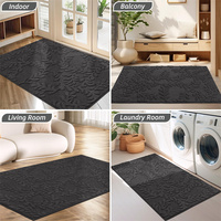 Tapis d'entrée anti-dérapants et lavables Dirt Trapper pour intérieur, super absorbants, tapis de bienvenue pour porte d'entrée