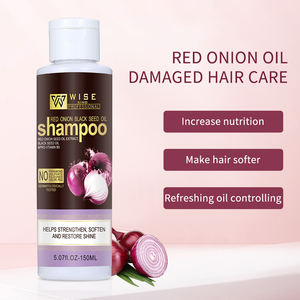Shampooing Wiseking Oignon Rouge pour la Croissance Capillaire 150 ML, Soin Contrôle Sébum à l'Huile de Nigelle, Vitamine B5 pour <span class=keywords><strong>Cheveux</strong></span> Abîmés - Product Image 2