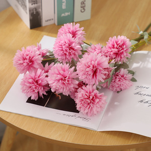 ดอกกุหลาบแดงประดิษฐ์ ดอกไม้พลาสติกผ้าไหม คุณภาพสูงเหมือนจริง สำหรับตกแต่งงานแต่งงาน ตกแต่งบ้าน ช่อดอกไม้ - Product Image 3