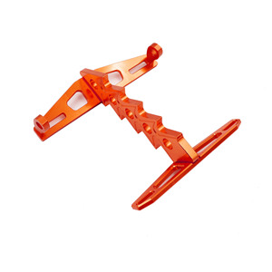 Motocicleta Modificada con Soporte para Placa de Matrícula en Forma de Espina de Pescado - Product Image 1