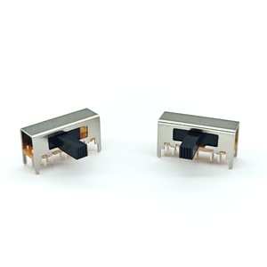 18252905 <span class=keywords><strong>MHS</strong></span> Interruptores Deslizantes DPDT de Ángulo Recto con Orificio Pasante, Actuador Estándar On-Off-On, Interruptores PCB de Calidad de Proveedor Confiable - Product Image 1