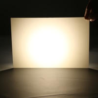 Film de diffusion en polycarbonate ignifuge UL94-V2, certifié RoHS et REACH, plaque diffuseur PC pour éclairage de sécurité