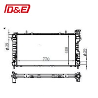 Nuevo Radiador de Aluminio para Auto DE 01-04 CAAVAN VOYAGE T.COUNTY V6 3.3/3.8L OEM 4809225AG 1 Año de Garantía 100% Prueba Profesional
