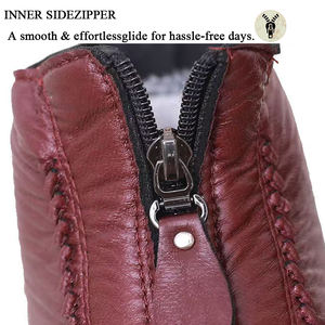 <span class=keywords><strong>Zapatos</strong></span> <span class=keywords><strong>de</strong></span> punta redonda ancha <span class=keywords><strong>de</strong></span> invierno elásticos resistentes al desgaste <span class=keywords><strong>de</strong></span> suela blanda <span class=keywords><strong>de</strong></span> alta calidad Simple fácil <span class=keywords><strong>de</strong></span> poner y quitar botines <span class=keywords><strong>de</strong></span> mujer - Product Image 2