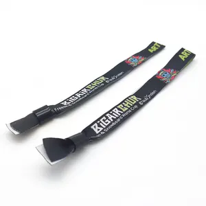 ECO-FRIENDLY Custom logo printing party city wristbands for events